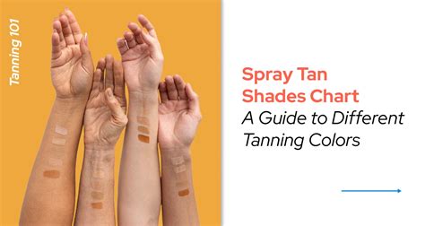 spray tan shades chart